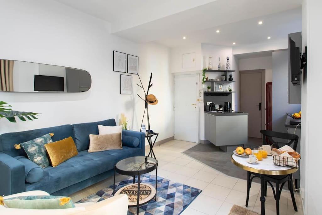 #20 2p Port/parking/ac/central Elegant 5min Promenade * Nizza